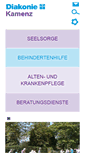 Mobile Screenshot of diakonie-kamenz.de